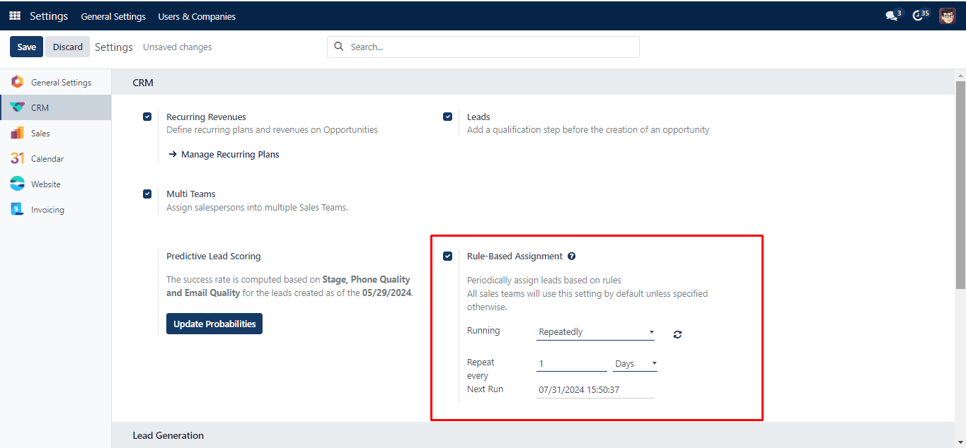 Rule Based Assignment Case